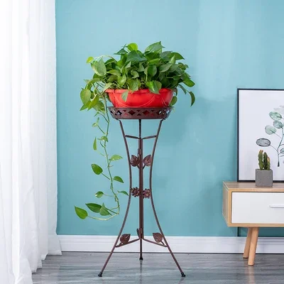 Living Room Tall Flower Shelf Floor-standing Long Vine Plant Stand Indoor Balcony Plant Hanging Shelf Vertical Garden Rack