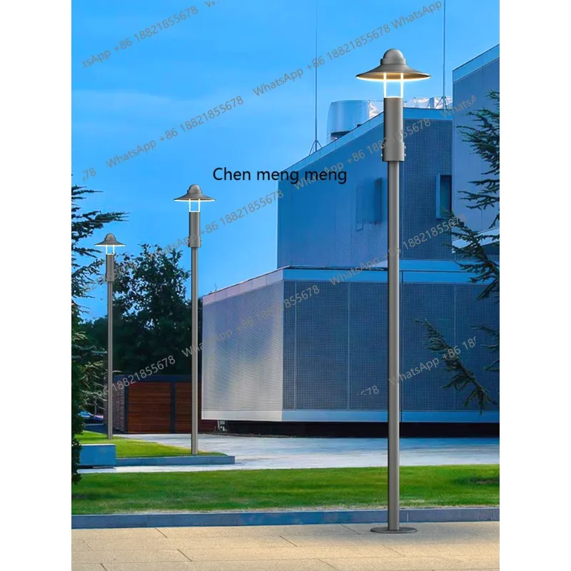 Outdoor simple high pole villa solar street light outdoor waterproof garden light garden park community