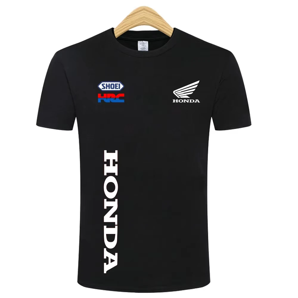 

Summer men's Honda T-shirt simple fashion summer casual cotton Honda Harajuku breathable top off-road motorcycle Niño