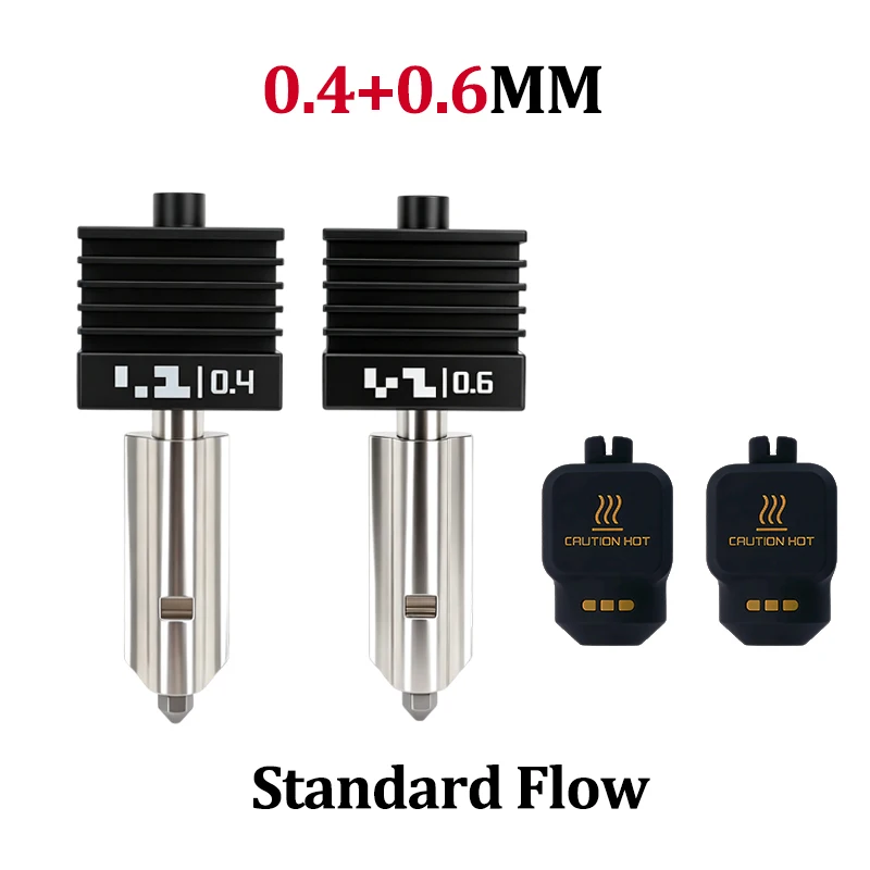 Für Bambu X2D P2S H2S Hotend – Bambu Lab Quick Swap Extruder, gehärteter Stahl Druckkopf, P2S Hotend Heizeinheit Ersatz