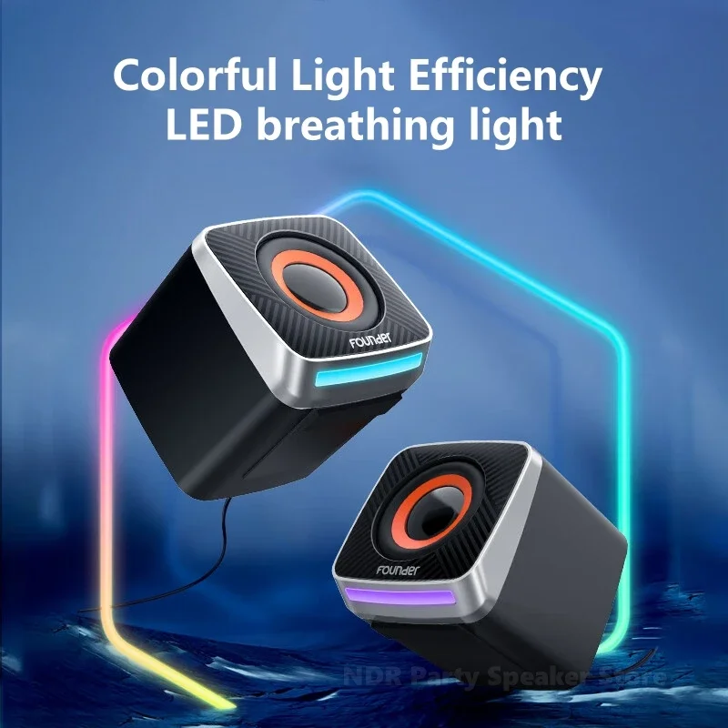 الكمبيوتر الصوت سوبر كول سطح المكتب السلكية الوسائط المتعددة 2.0 مضخم الصوت مكبر كهربائي الكمبيوتر المحمول سطح المكتب مكبرات الصوت USB إمدادات الطاقة