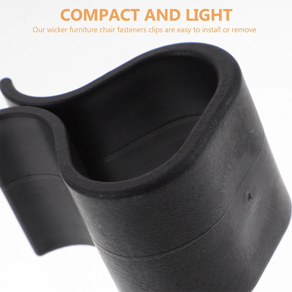 

12Pcs Outdoor Patio Furniture Clips Rattan Wicker Chair Fastener Sectional Sofa Clamps Garden Furniture Connectors