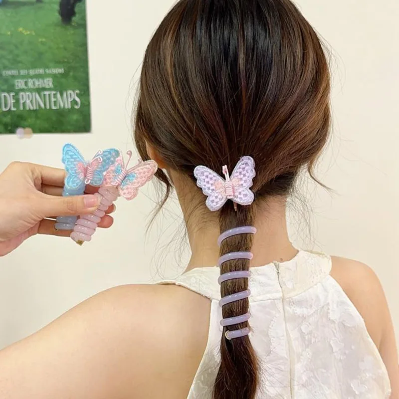 Lazos para el pelo con forma de mariposa para mujer y Niña