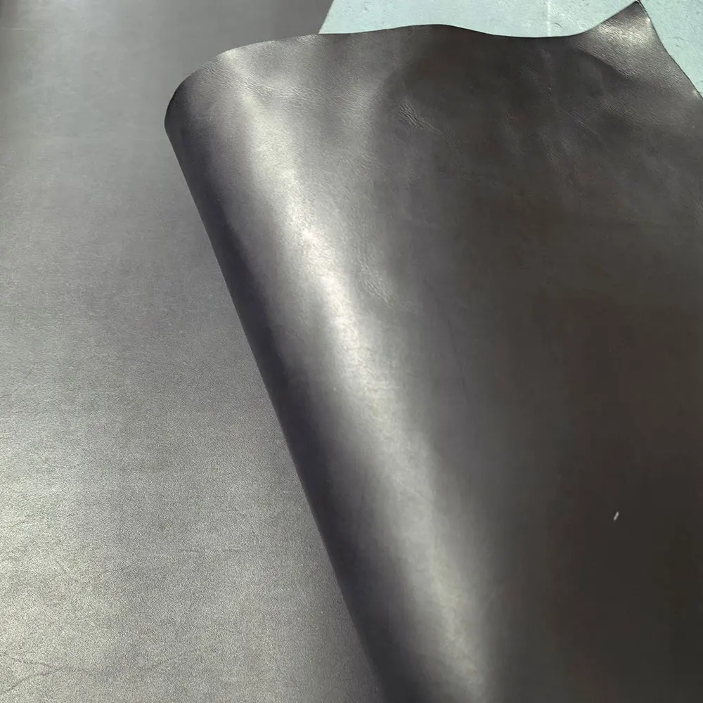 Leather pre-cut Piece first layer cowhide thick genuine leather 1.0 mm to 2 mm cow skin DIY leathercraft black colors available
