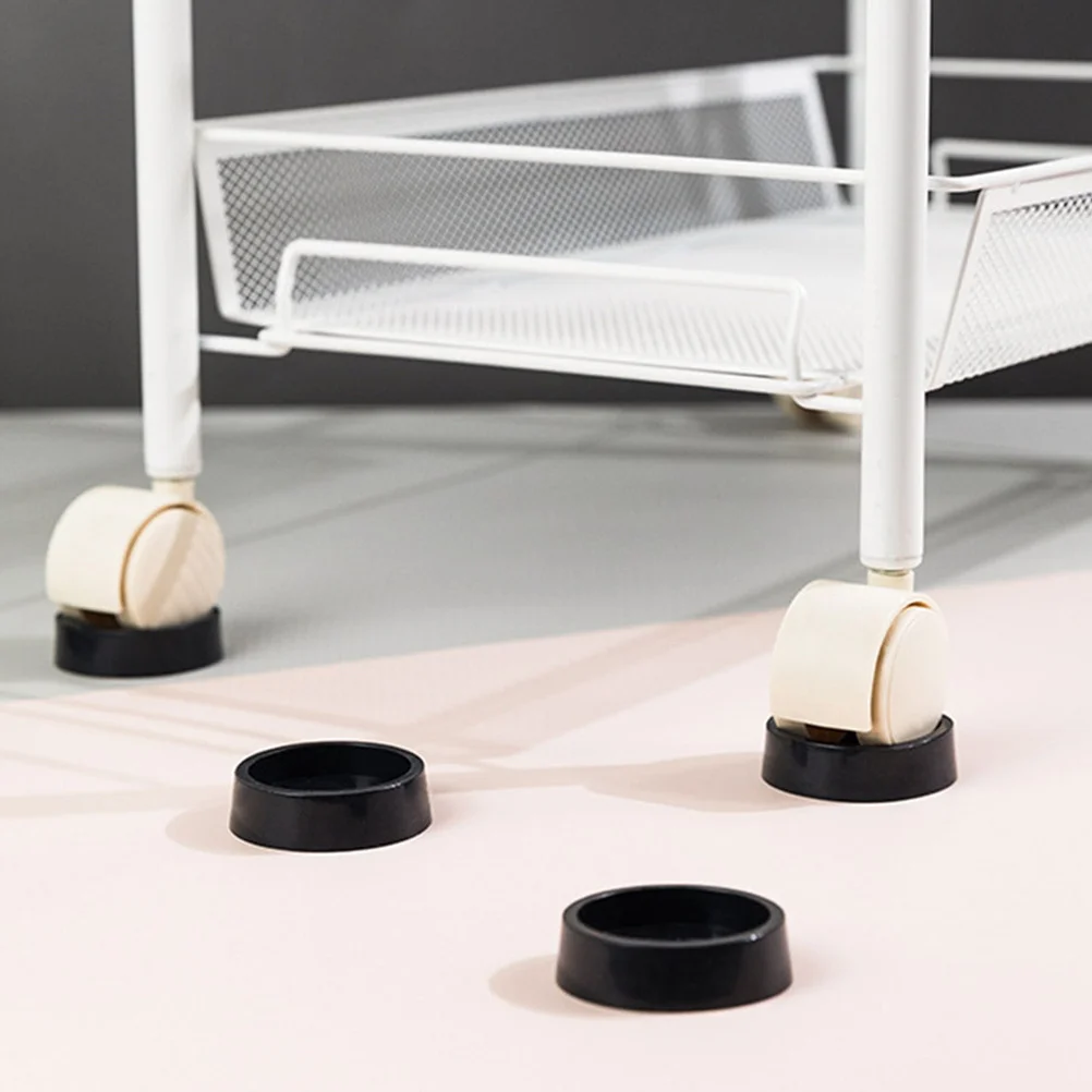 

4Pcs Furniture Caster Cups Thickened Design Chair Feet Caps Noise Reduction Caster Cups Furniture Leg Caps Chair Leg Covers