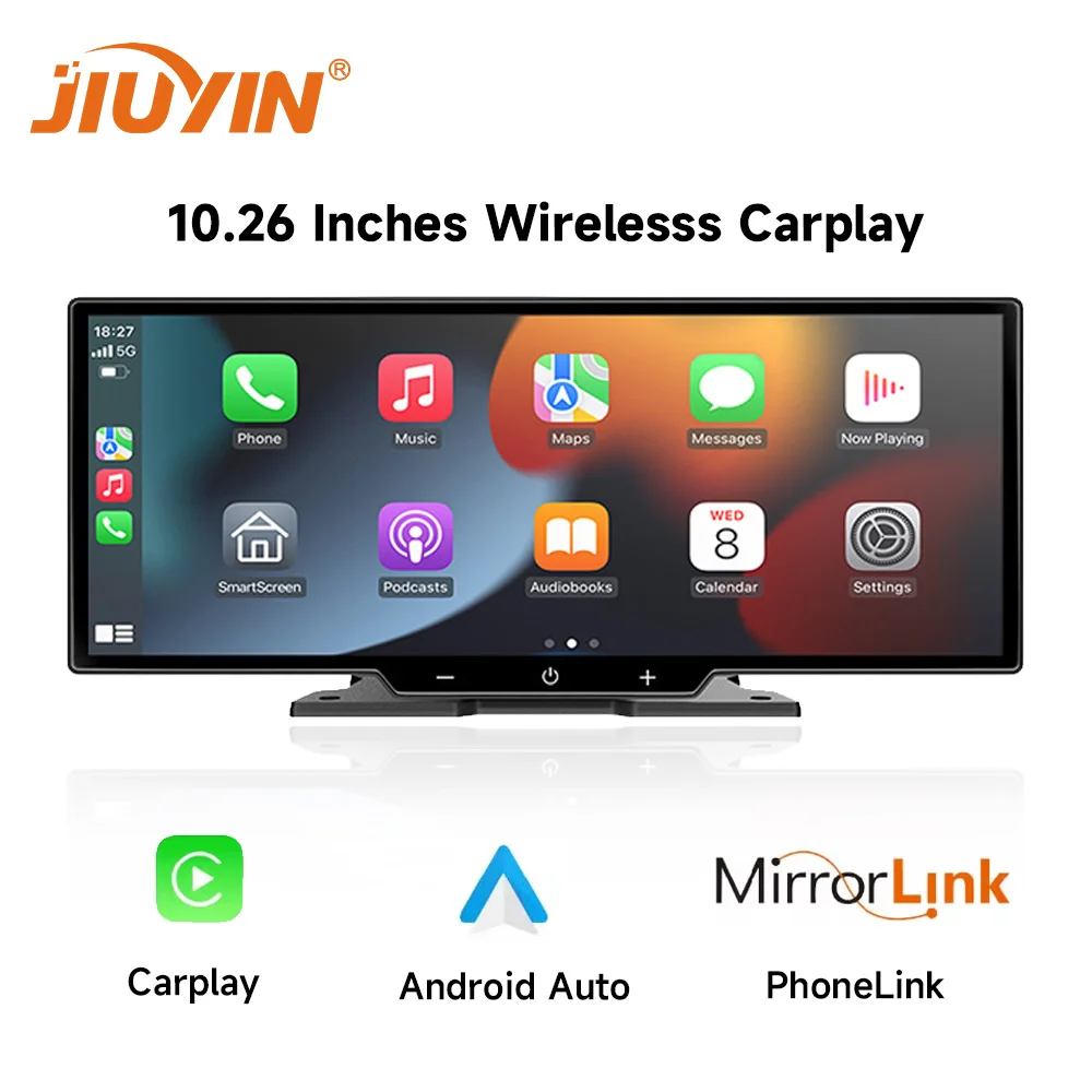 

JIUYIN 10.26 Inch Universal Car Radio Multimedia Navigation Wireless JIUYIN CarPlay Apple Android Auto Mirror Music Player