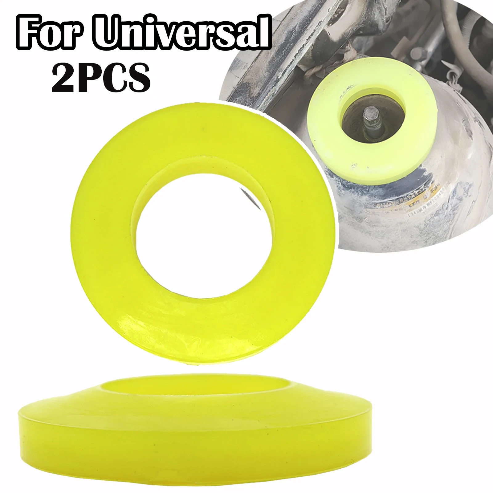 

2Pcs For Universal Rubber Bushing Dampers Front Strut Tower Mount Buffer Shock Absorber Car Accessories Comfort Quite Ride Auto