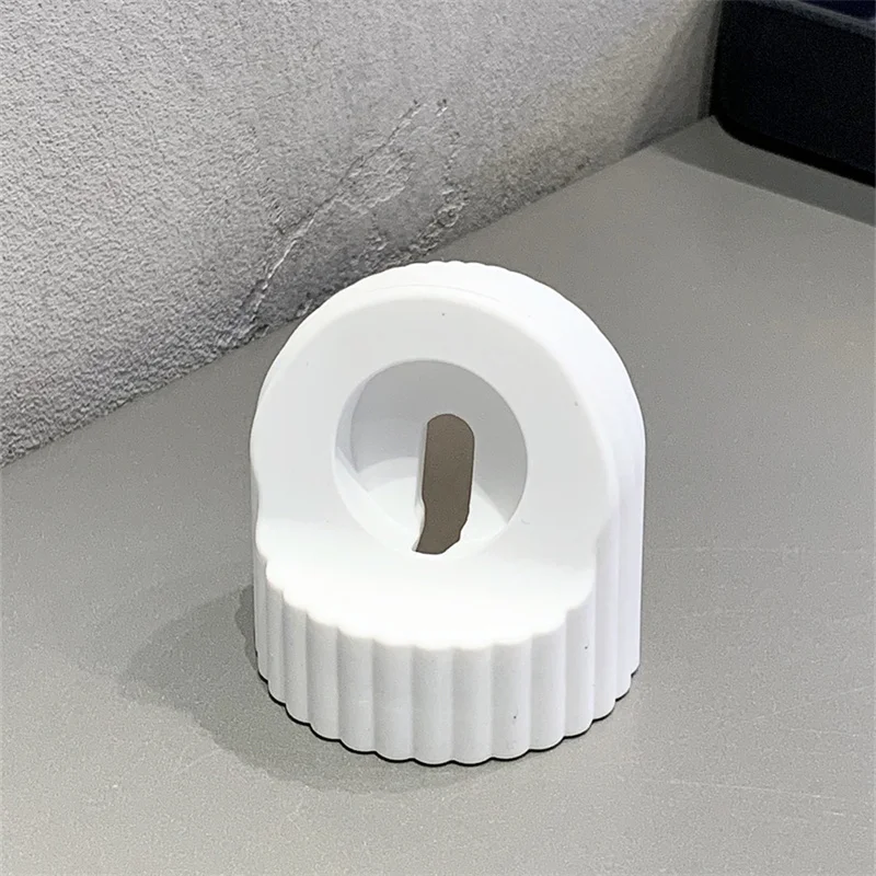 Soporte de cargador de silicona ondulado para Apple Watch Series 8 7 6 SE 5 4 3, soporte de escritorio para iWatch 41mm 45mm 49mm 44 42 40mm 38mm