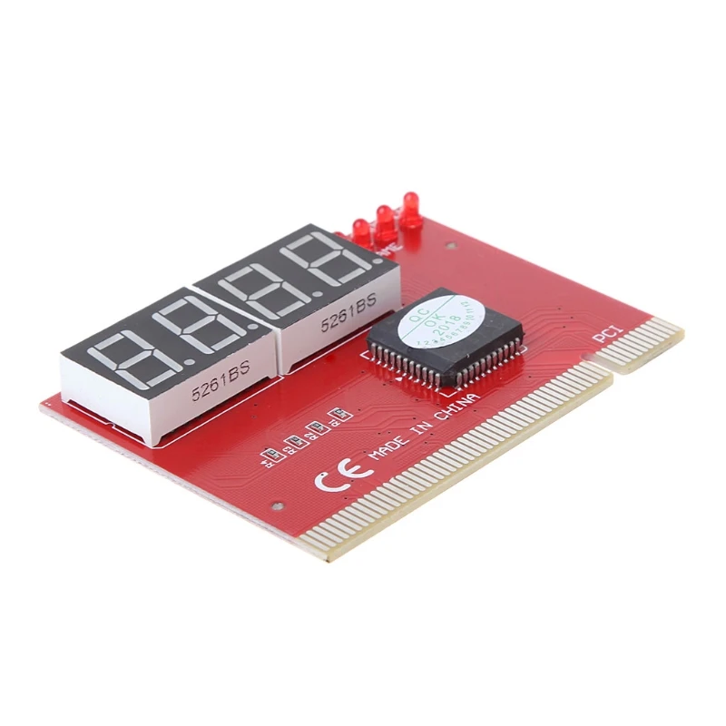 مجموعة محلل اللوحة الأم للكمبيوتر الشخصي، جهاز اختبار الكمبيوتر الرقمي PCI 4 أرقام PCI & ISA