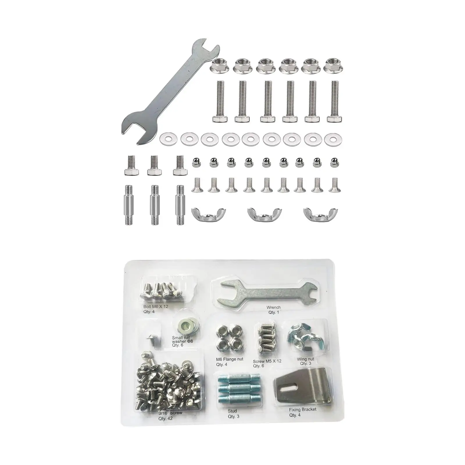 Outdoor Heater Replacement Hardware Tool Set Durable Professional Replaces Parts Accessories Assembly Kit Screws Bolts Nuts Kit