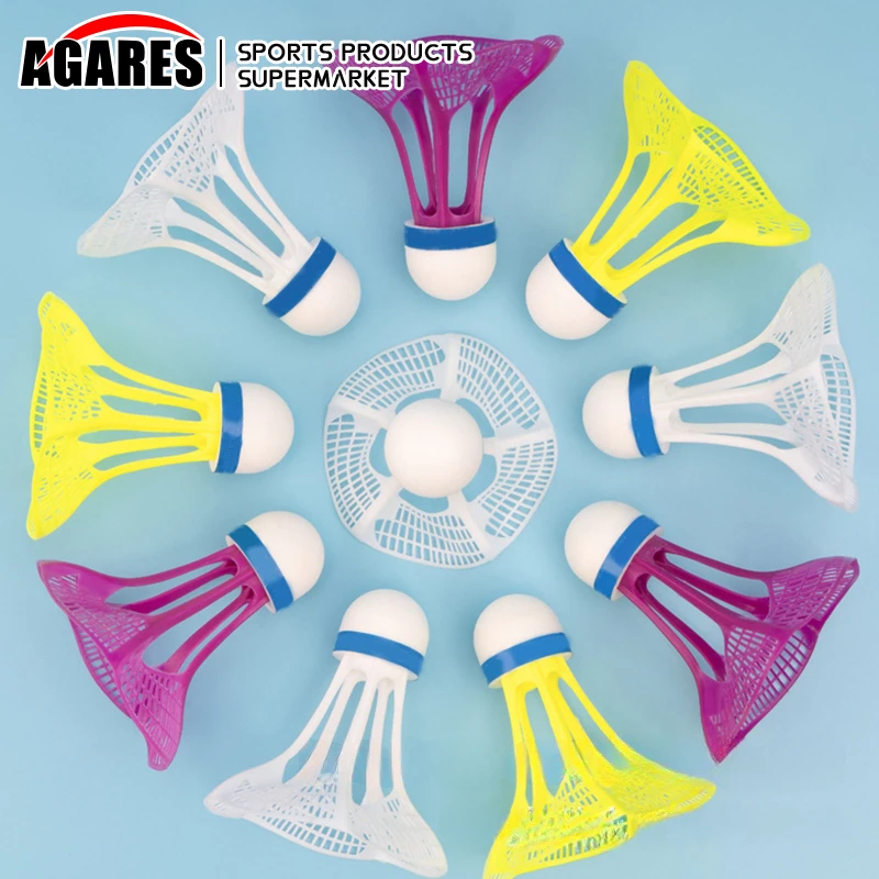 1PCS Badminton Shuttlecocks,Sport Plastic Shuttlecocks -Stable & Durable Sports Training Balls for Indoor Outdoor Game