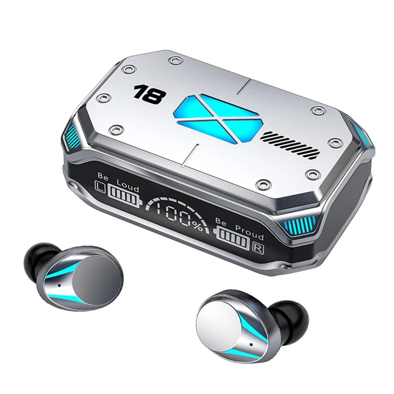 1 Satz Gaming-Kopfhörer Wireless Touch-Kopfhörer Smart Digital Display In-Ear-Kopfhörer