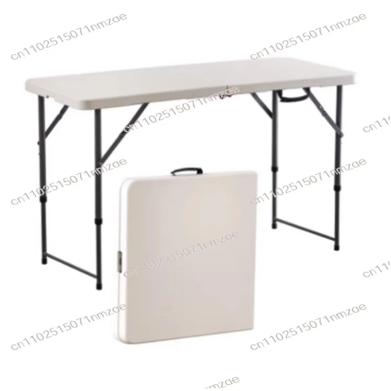1.2-meter Outdoor Camping Foldable Table, Portable Office Booth, Long Outdoor Folding Table