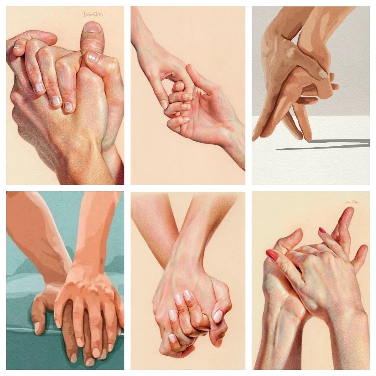 

Алмазная мозаика «Держащиеся за руки»: Набор для вышивания алмазами своими руками для взрослых, рукоделие, любовь, свадьба, День святого Валентина, настенное искусство