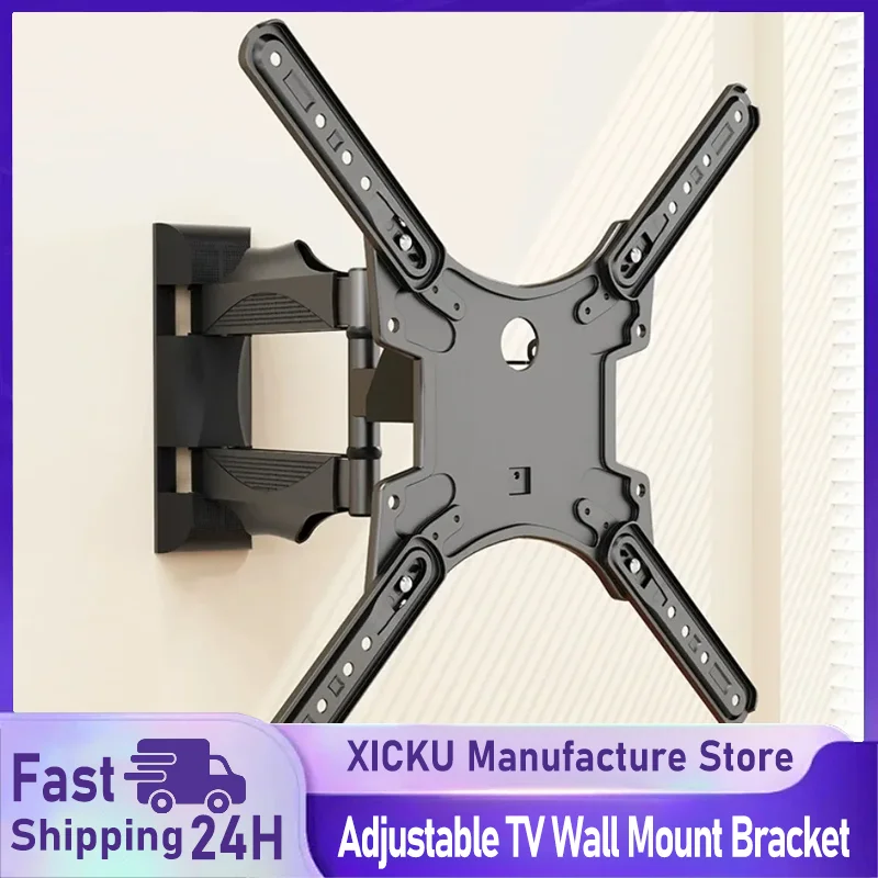 

Universal Adjustable TV Wall Mount Bracket Universal Rotated TV Holder for 26 to 42 Inch LCD LED Monitor Flat Panel TV Stand