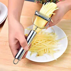 Biến bằng thép không gỉ trái cây rau quả dưa dưa dưa chuột vắt nhiều chức năng Julienne Peel 12 Hạt bán hàng chính dưa chuột - №9
