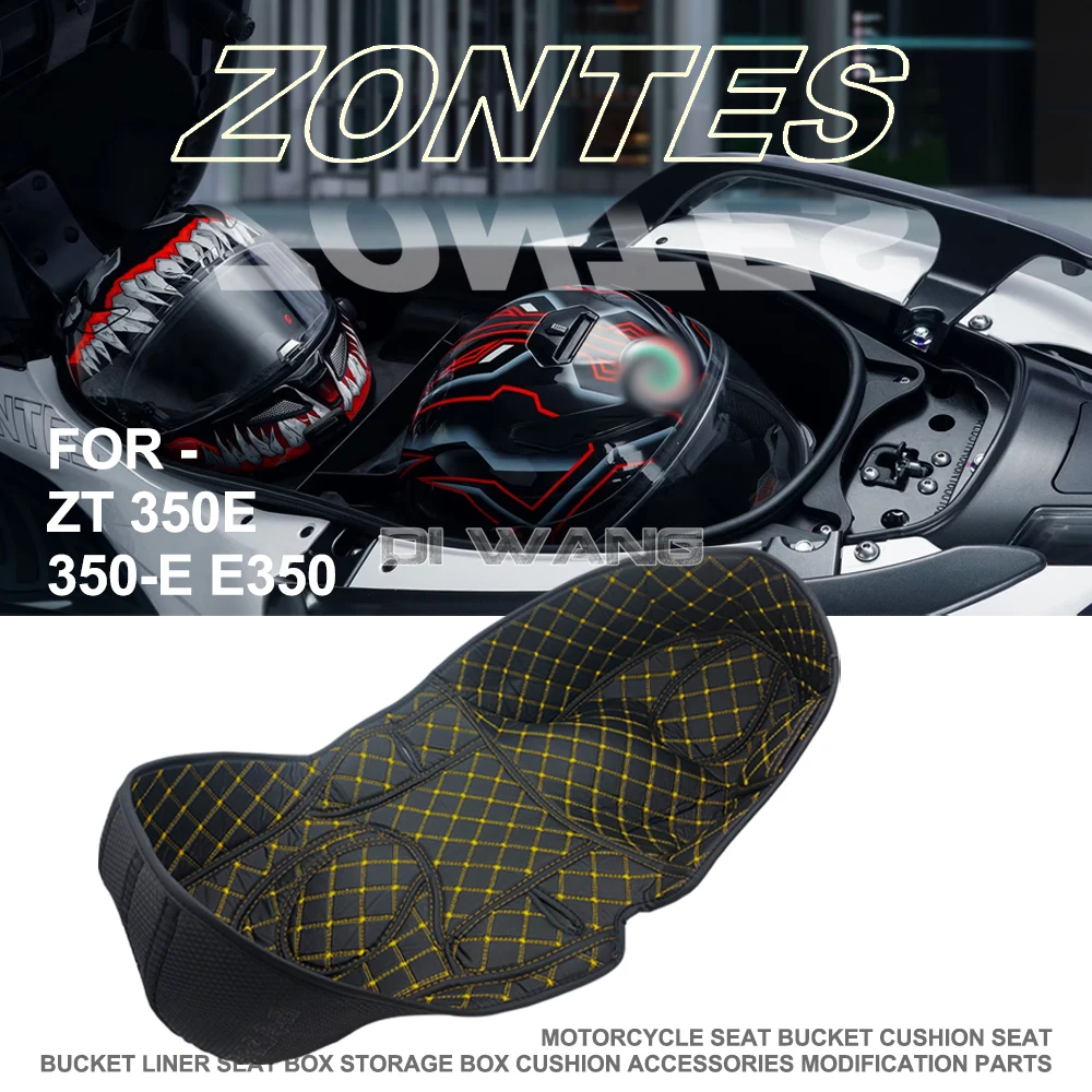 Motorcycle Seat Bucket Pad Box Storage Box Pad Modification Parts Suitable for ZONTES ZT 350E 350-E E350 Lining Pad Accessories