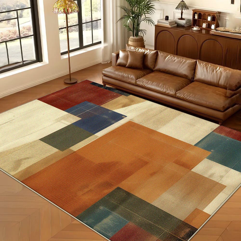 

Nordic Abstract Decoration Rug for Living Room Home Sofa Area Lounge Non-slip Carpet Bedroom Study Washable Entrance Door Mat