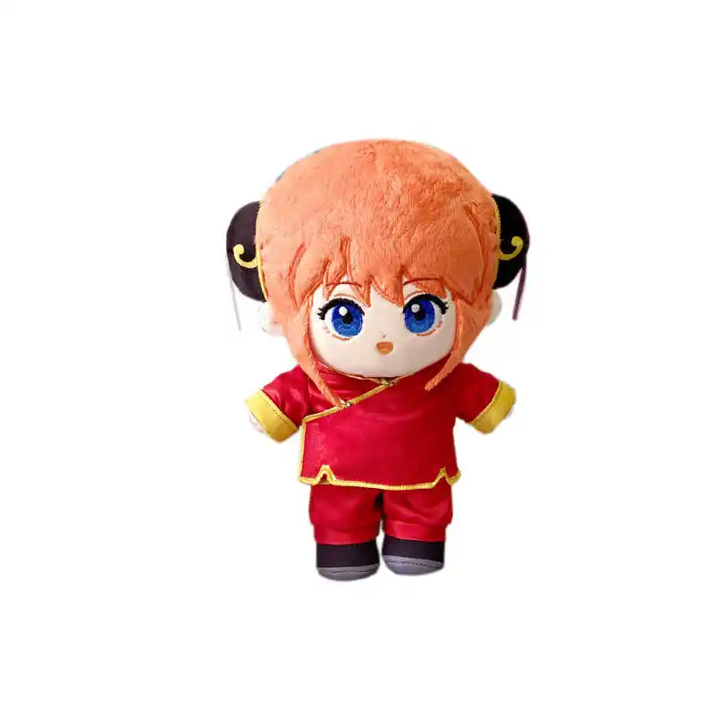 Anime Kagura líder muñeco de peluche juguete de peluche peluches vestir figura de dibujos animados juguetes con ropa roja marioneta colección de regalos 20cm