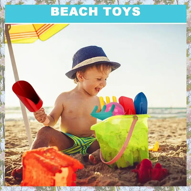 T84C-Gardening Set Metal Garden Tools With Sturdy Wooden Handle,Safe Kids Shovel With Cylinder, Spoon, Fork, Rake