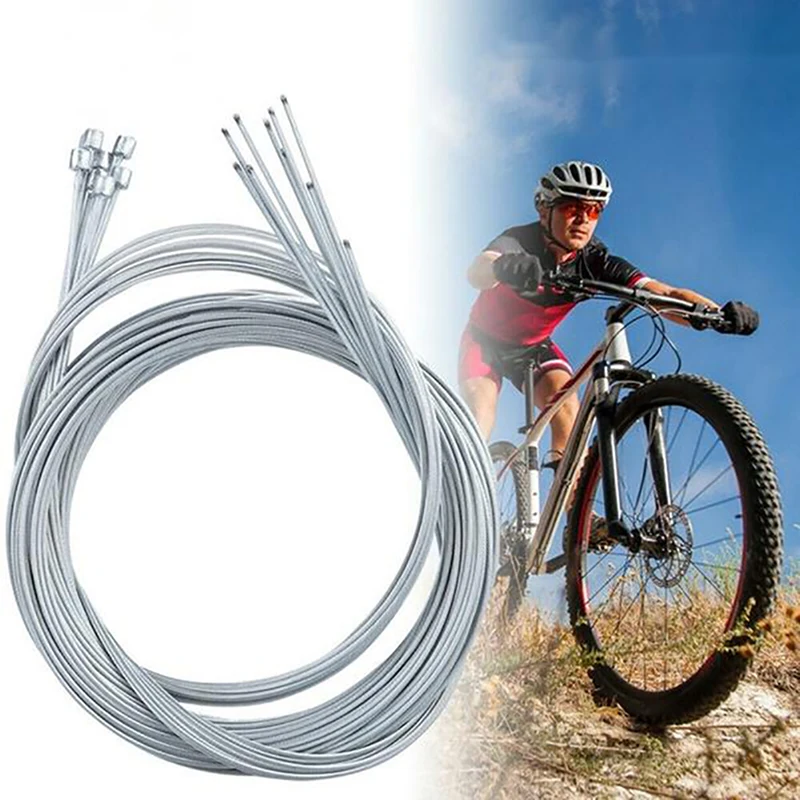 

1pc Silver Bike Shift Cables Mountain Bike Shift Inner Stainless Steel Derailleur Cable