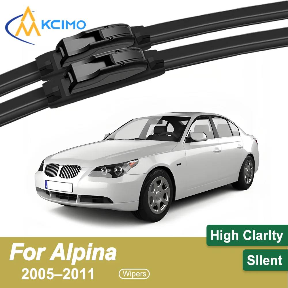 

Crystal Clear Driving 2PCS Windshield Wiper Blades for Alpina B5 E60 2005–2011 All-Weather Reliability Durable & Safe