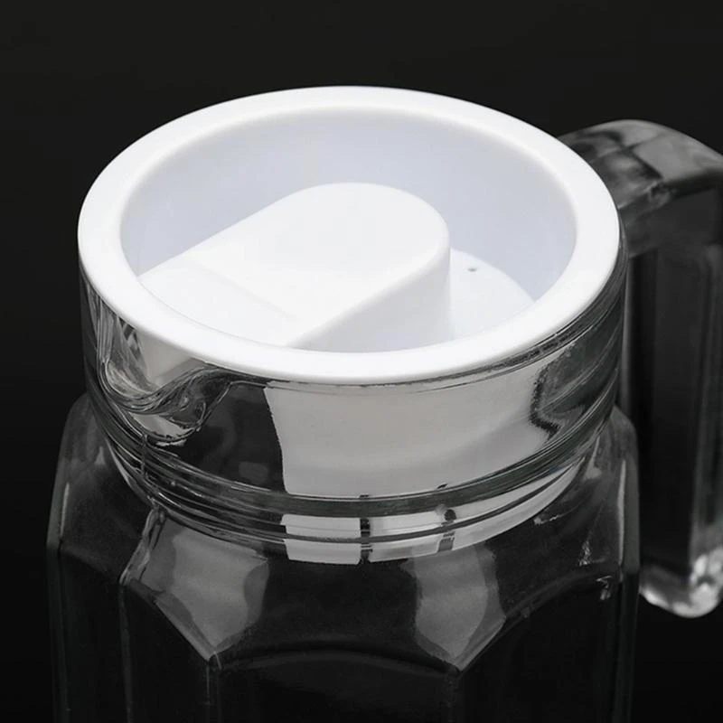 Tappo perdite a prova bottiglia non-splash anti-dusts per coperchi bristeggio vetro acqua caraffa coperte per
