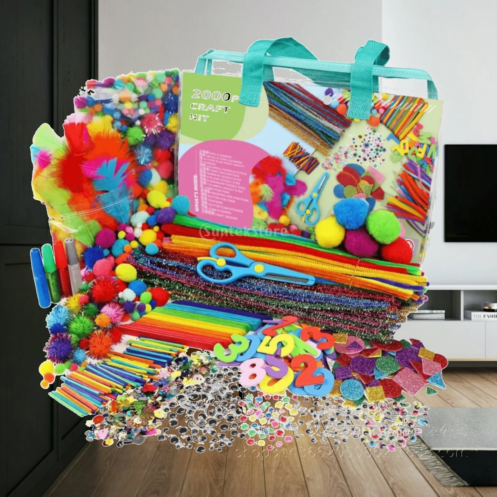 kit-de-materiais-para-artesanato-diy-kit-de-artesanato-portatil-com-bolsa-de-transporte-facil-de-guardar-com-glitter-para-criancas-casa-e-salas-de-aula