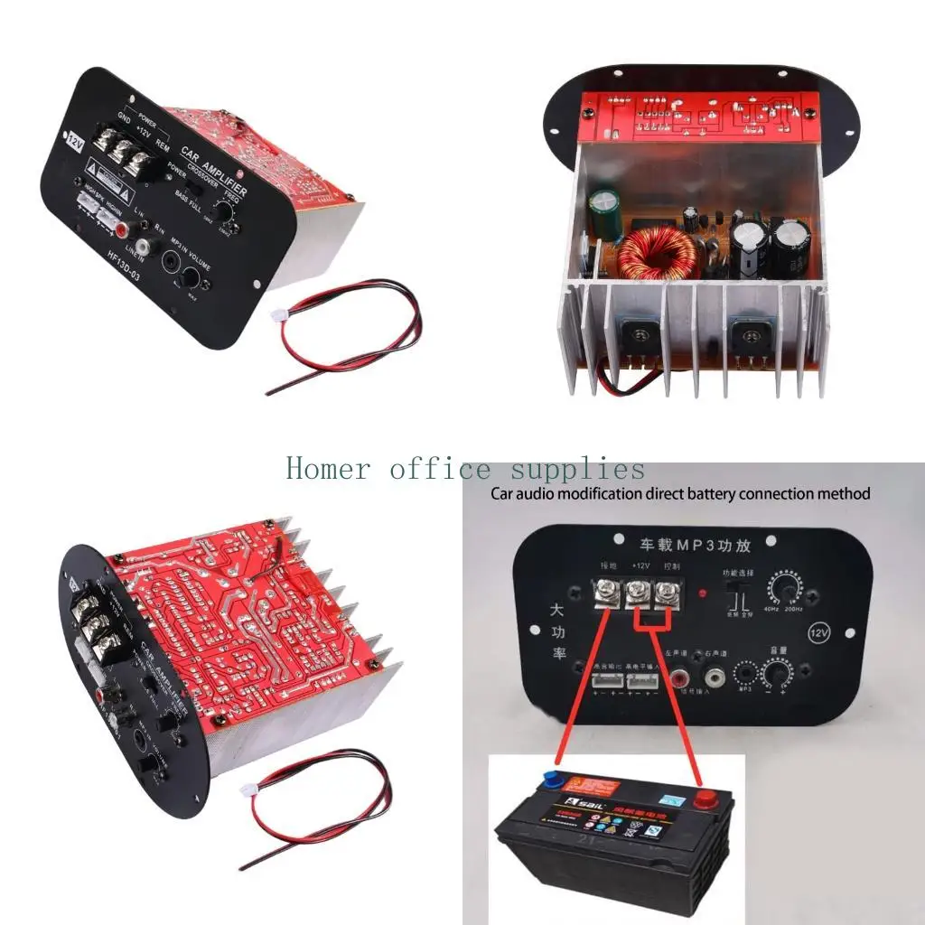 K43B 400W Highly Power Car Sound Amplifier Board With Full Ranges And Bass Mode