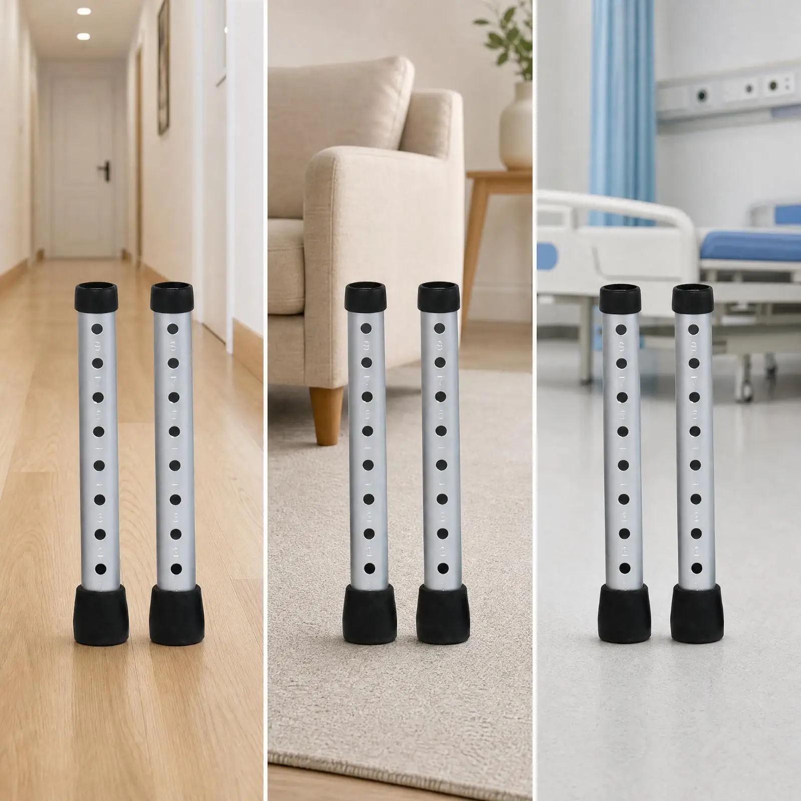 Straight Mobility Aid Replacement Leg Tube Lightweight Height-Adjustable Mobility Aid Leg Tube 4