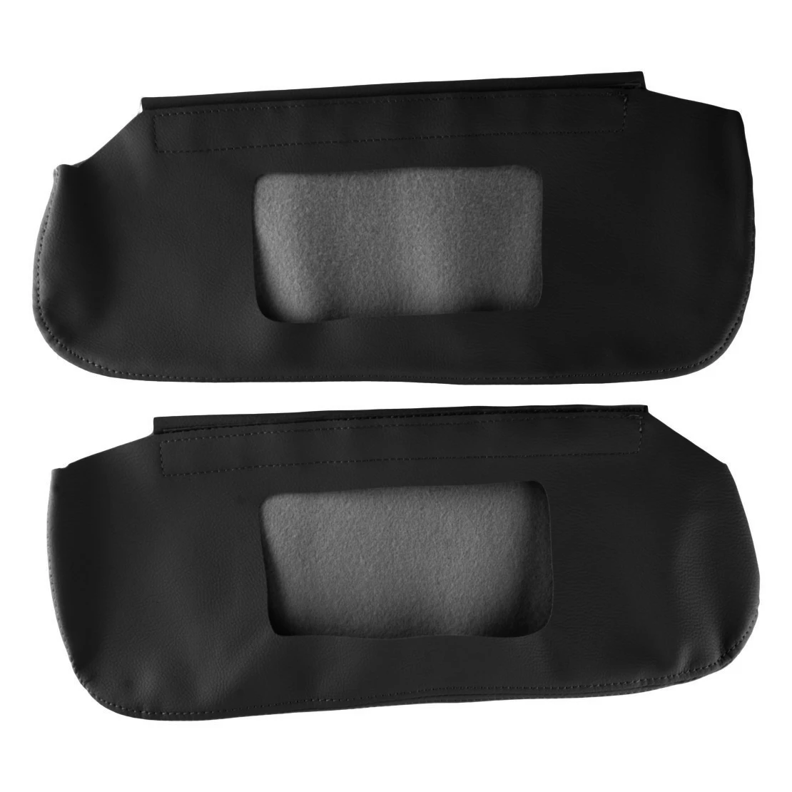 1 Pair Front Left & Right Sun Visor Cover Trim Skin Fit for Chevrolet Camaro Pontiac Firebird 2002 2001 2000 1999-1993 Black