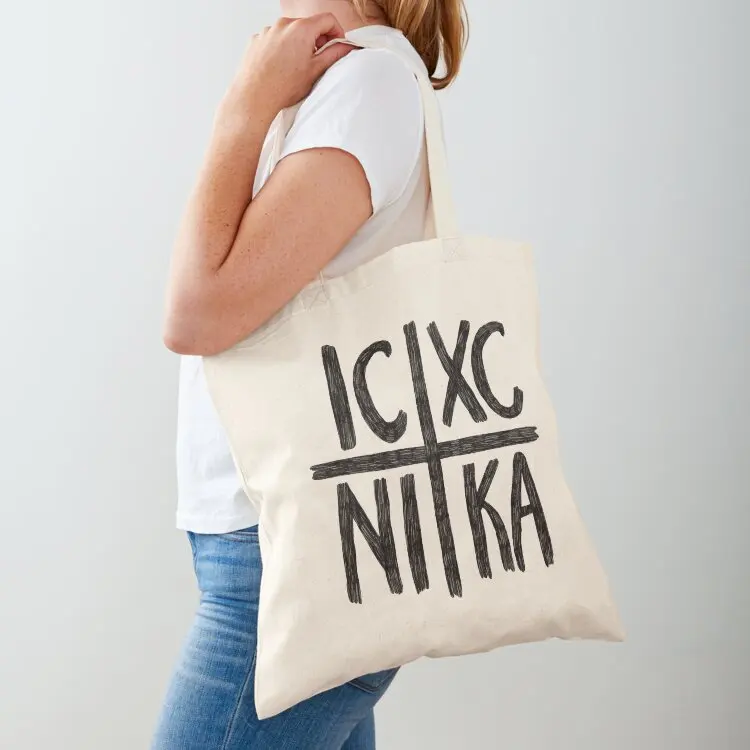 

Christ Is Risen (black olive) Tote Bag great bag Handbags hand bags female bag