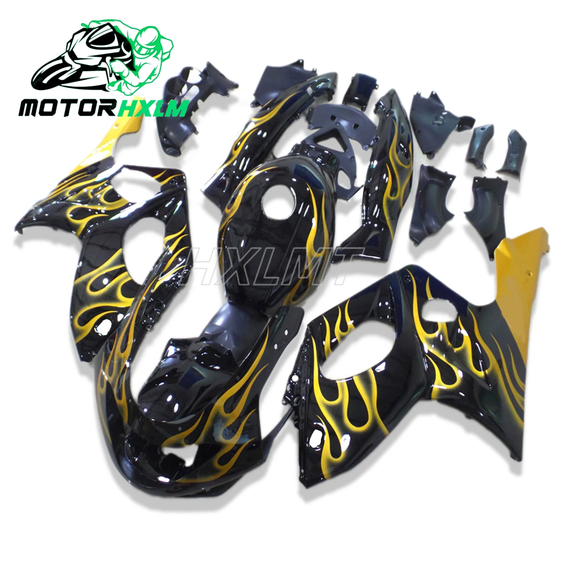 Plastic Fairings for YAMAHA YZF600 1997-2007 red black Abs Fairing YZF600 2004 Full Body Kits  2002 2003