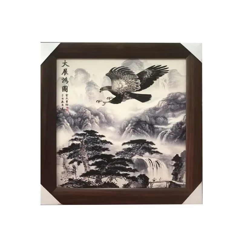 Arte de Parede Moderna para Decoração de Casa, Pinturas de Paisagens Marinhas em Cerâmica e Cristal, Pinturas Decorativas de Paisagens