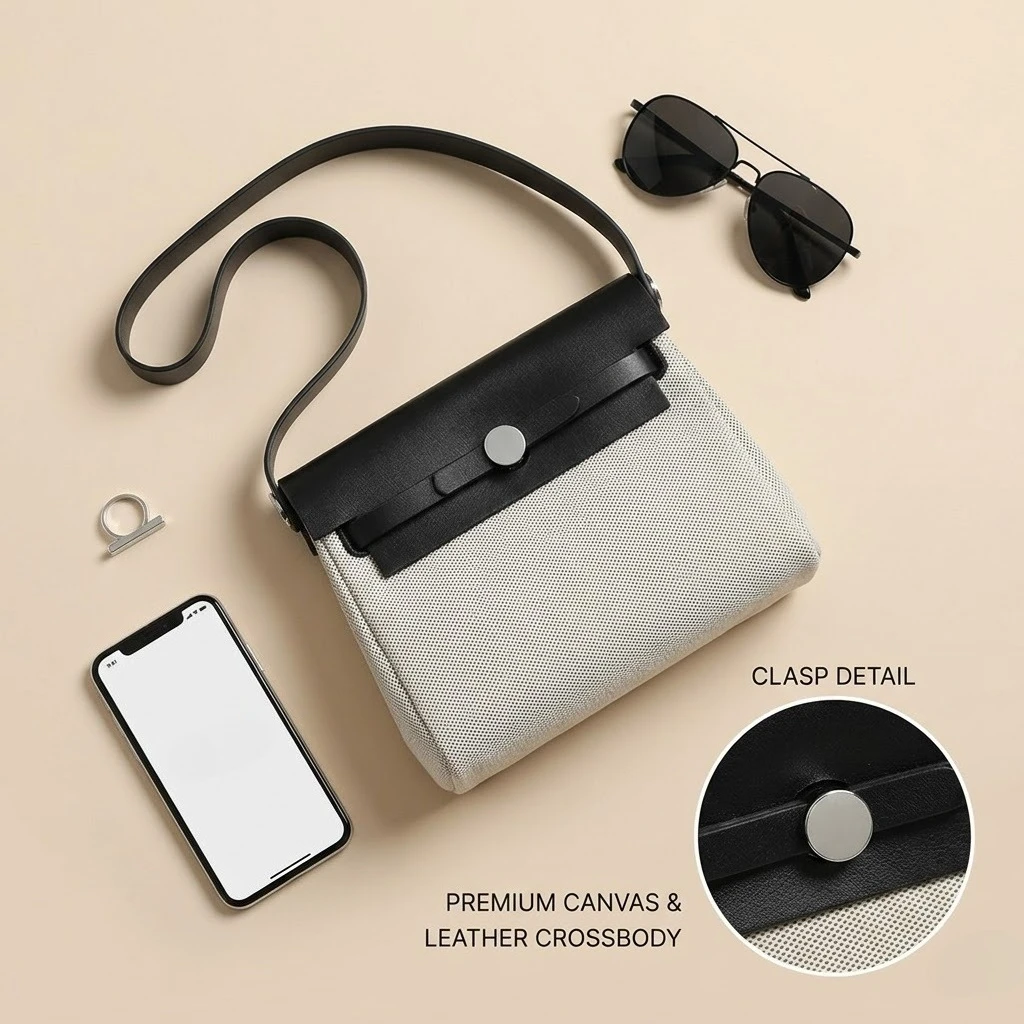 

Women Canvas Mini Cellphone Crossbody Bag Casual Small Shoulder Purse Lightweight Everyday Sling Bag For Girls