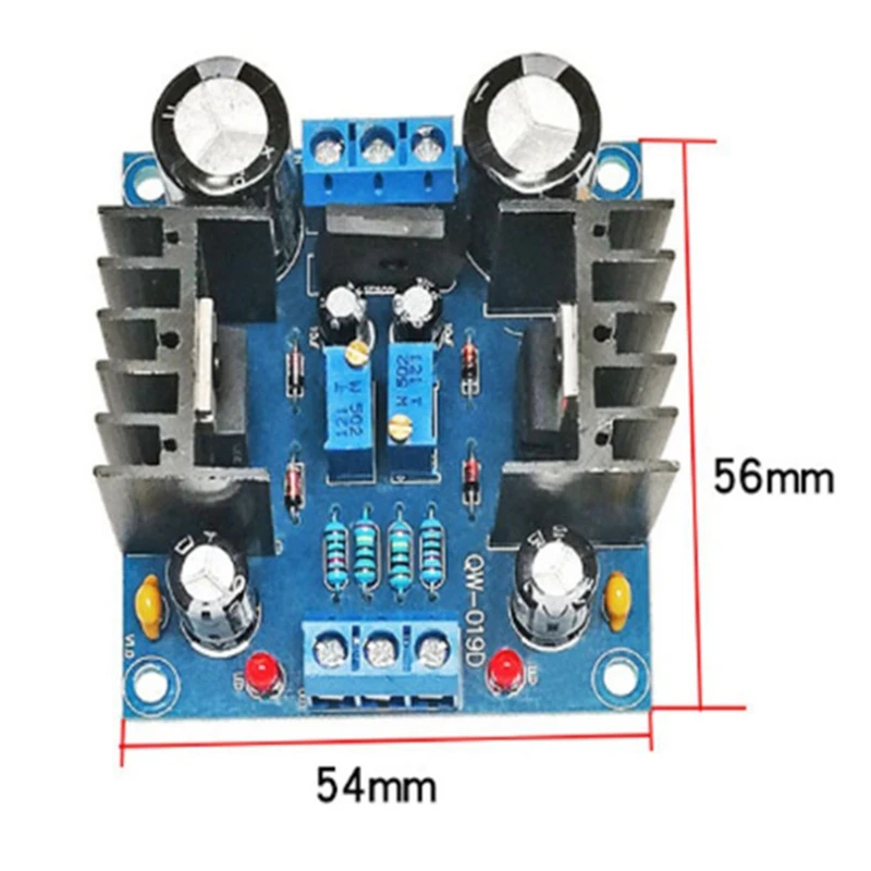 LM317 LM337 Positive And Negative Dual Power Adjustable Power Supply Board Finished Board