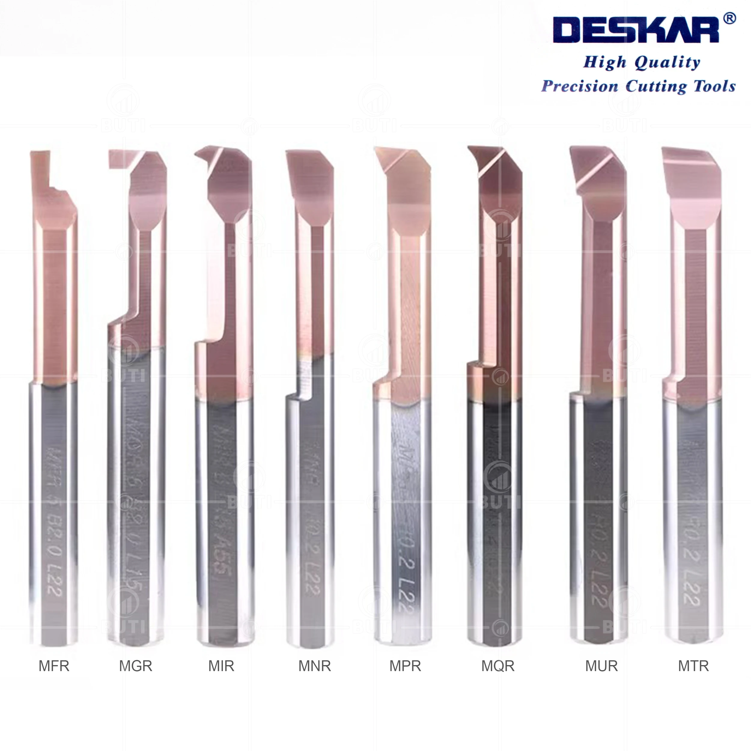 DESKAR 100% Original MGR Small Bore Boring Tool Aseismic Carbide Micro Diameter Internal Grooving Cutter CNC Lathe Turning Tools