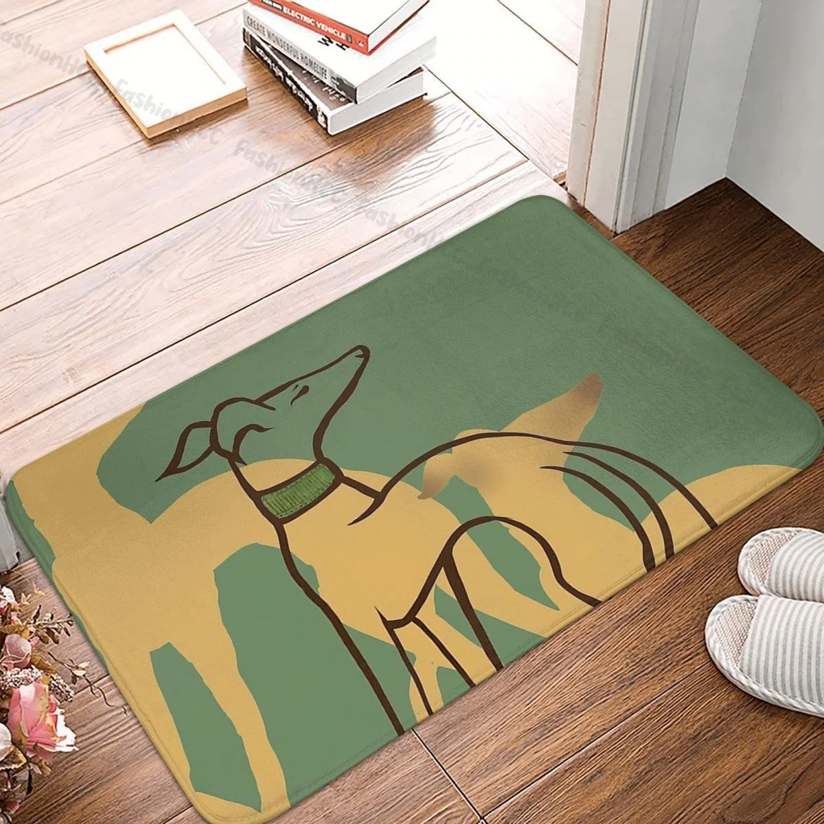 Geryhound Greyhounds Dog Non-slip Doormat Bath Mat And Galgos Art Balcony Carpet Entrance Door Rug Indoor Decor