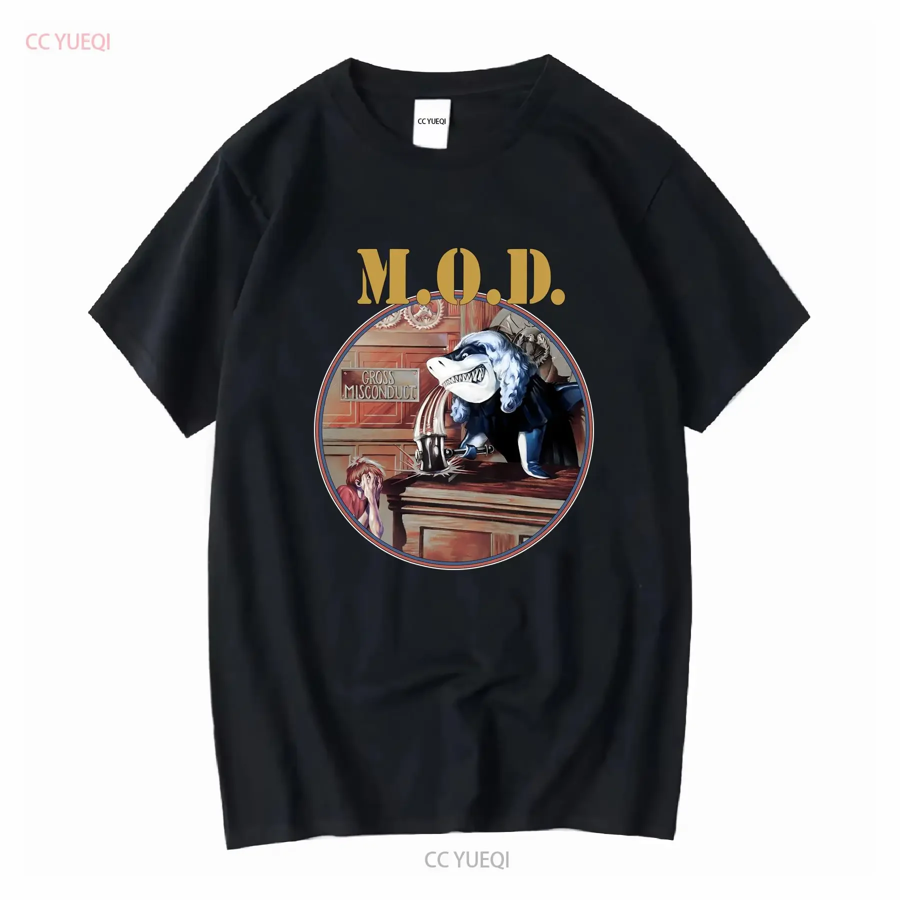 Vintage método de destrucción M O D camiseta clásica negra S 5XL UT507 vintage lavado Casual elegante gráfico cómodo