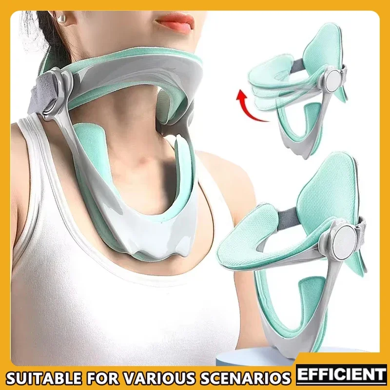 

Adjustable Cervical Traction Device Neck Brace Support Stretcher Posture Corrector Cervical Collar Spine Protector Pain Relief