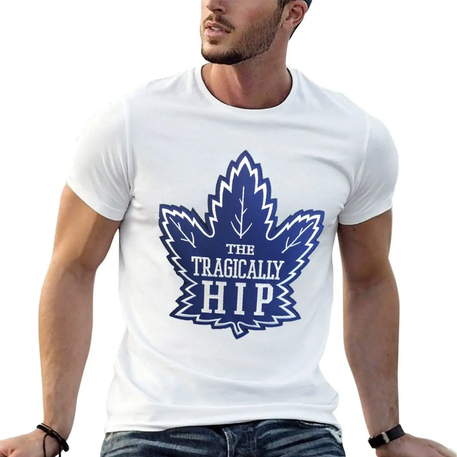 tragically hip logo T-Shirt Work Wear Breathable Tee