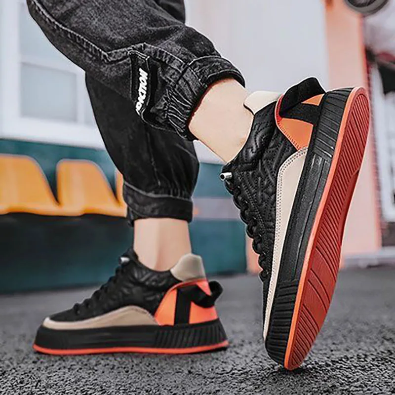 Baskets de luxe décontractées pour hommes, chaussures de sport confortables, chaussures d'été pour hommes, style chaud