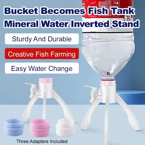 Homemade Bucket Bracket Mineral Water Bottle Inverted Water Change Triangle