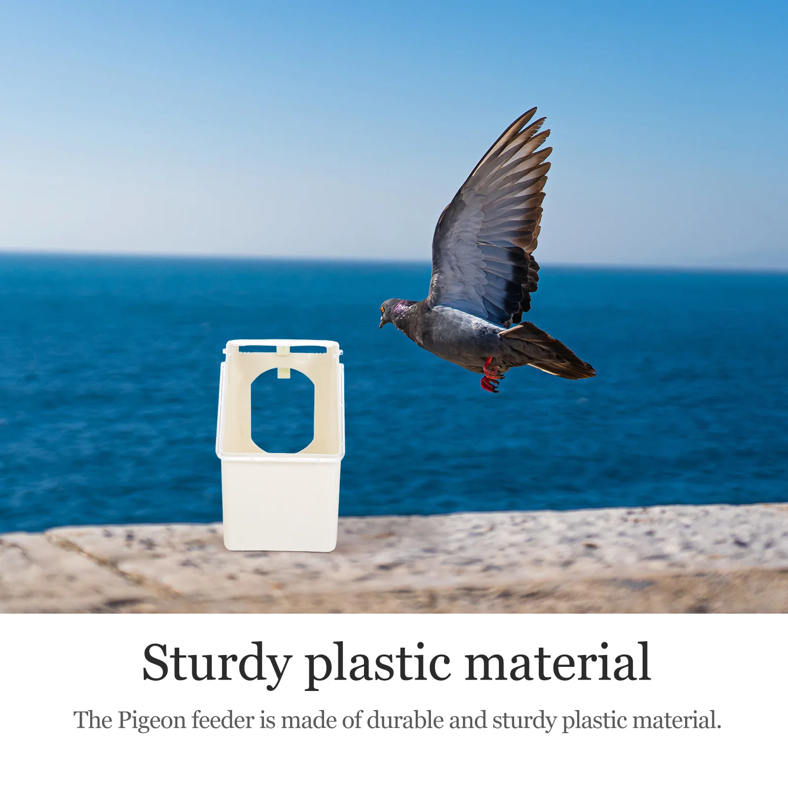 

4Pcs Hanging Pigeon Feeder Creative Pet Feeder Simple Cleaning Refill Process Practical Gift Choice Hanging Food Container