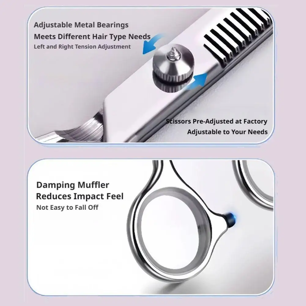 Professionelle Haarschneidescheren, Haarschneidescheren für Zuhause/Friseursalon, Effilierscheren für Salon, Friseursalon-Haarschneidescheren – Detail 14
