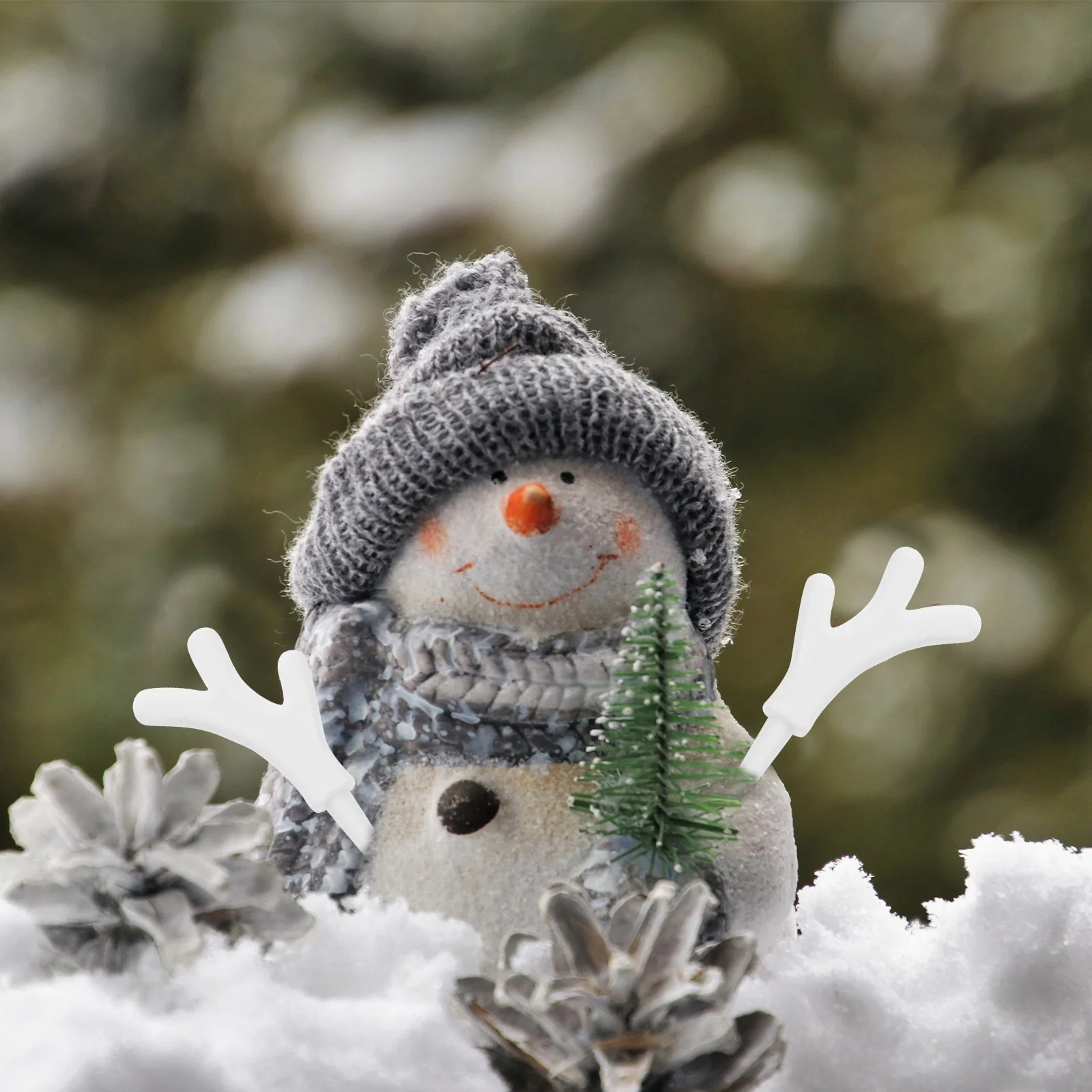 

100Pcs Plastic Deer Antlers Artificial Reindeer Horn DIY Headband Accessories Christmas Festival Party Costume Decor