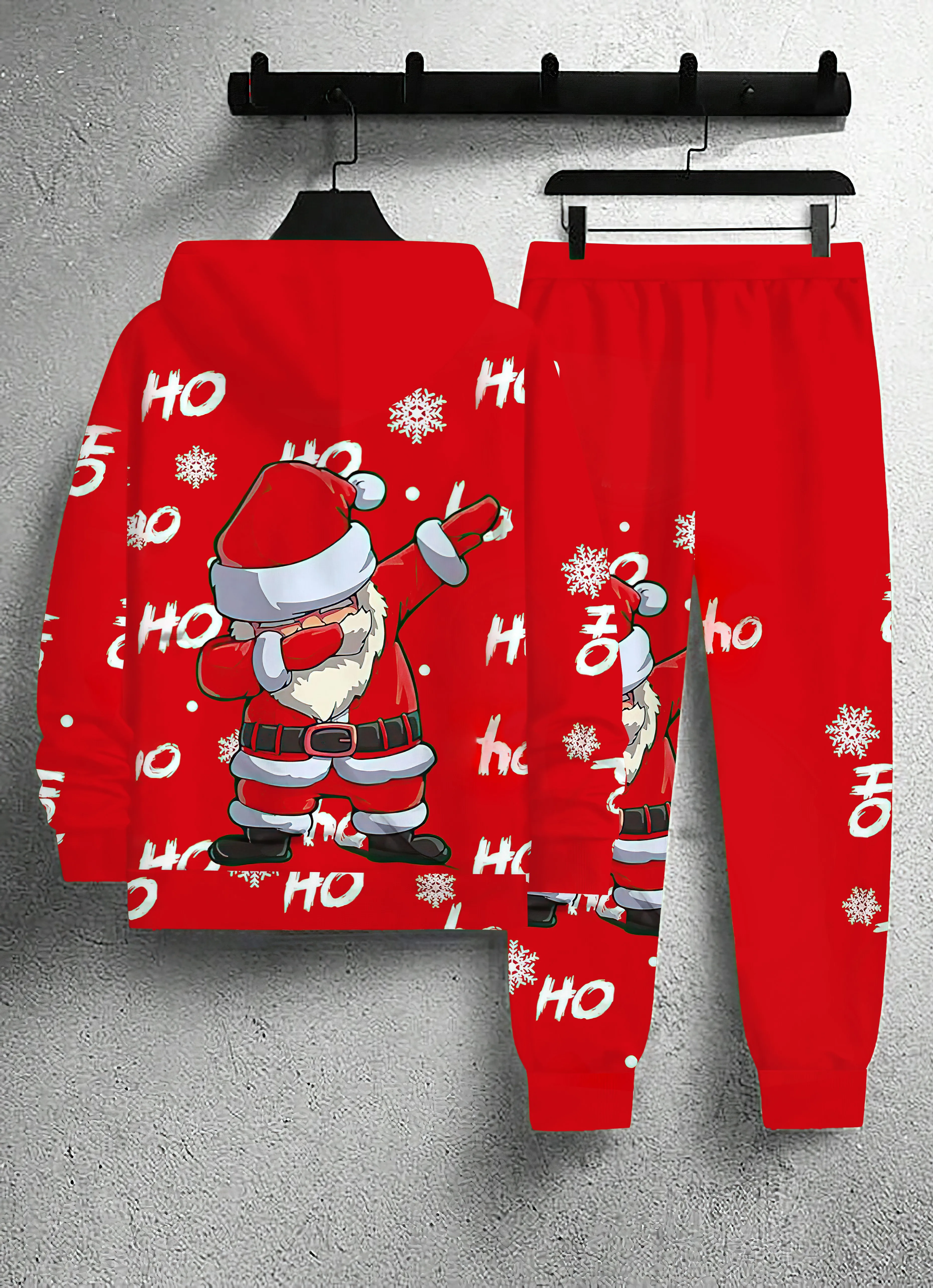 مجموعة القلنسوة الرجالية الجديدة لربيع وخريف 2025 هي طباعة كاجوال عصرية ناعمة ومريحة ثلاثية الأبعاد لعيد الميلاد #3