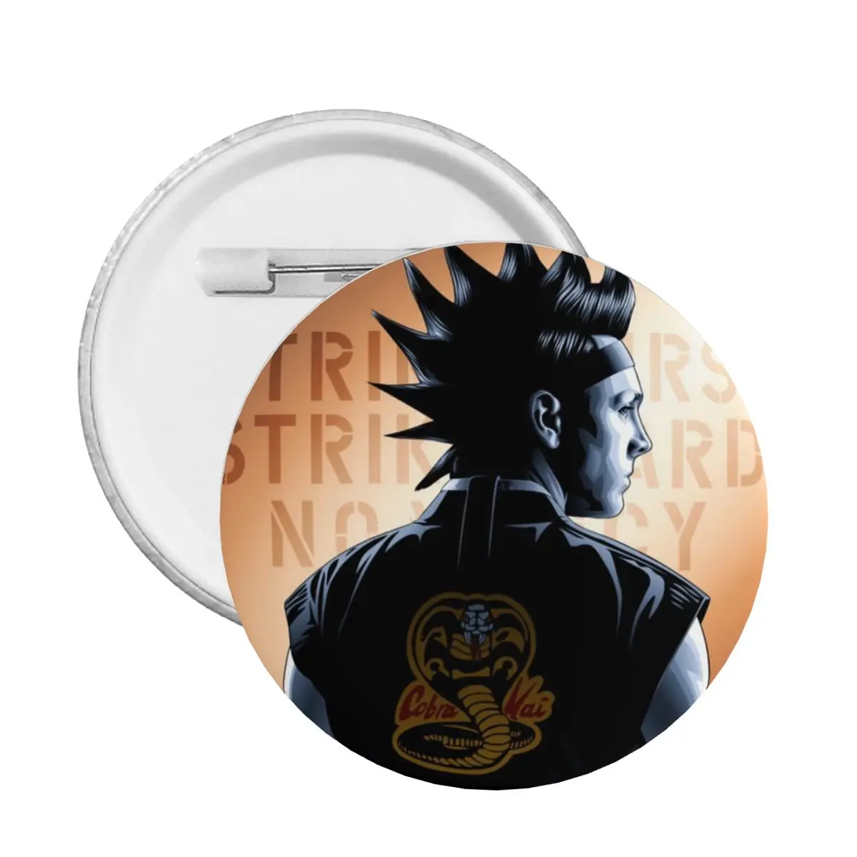 Custom Hawk Eli Moskowitz Button Pin for Backpack TV Movie Cobra Kai Badges Brooches Pinback Gift