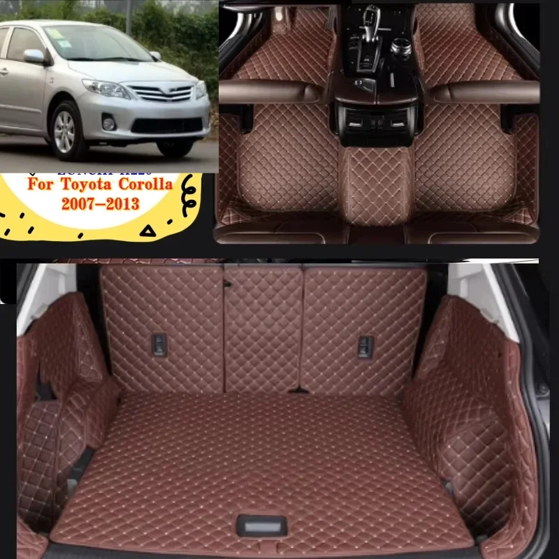 

Пользовательские для Toyota Corolla 2007-2013 автомобильные подушечки для ног защитная накладка авто коврики автомобильный ковер чехол аксессуары для интерьера