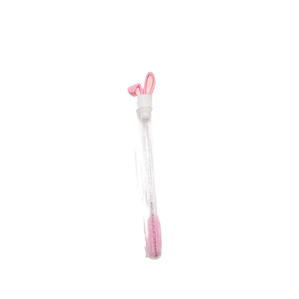 Round Comb Teeth Rabbit Ears Mascara Brush Clear Multicolor Glitter Mascara Wand Lash Extension Dust-proof Tube Eyelash Brush